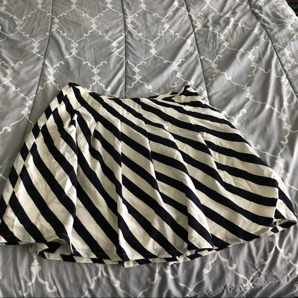 Nazy blue and white Skirt (asymmetrical)